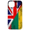 iPhone 15 Plus United Kingdom & Lithuania Flags - British Lithuanian Case