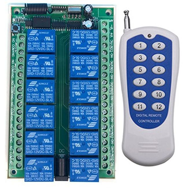 1000m Control Distance RF 315/433 MHz Digital Wireless Remote