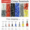 1200pcs Wire Terminals+Self