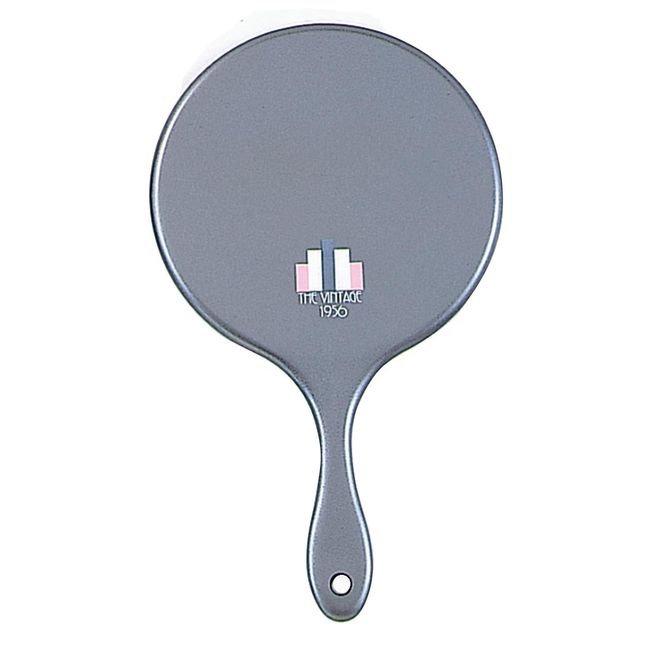 Yamamura Hand Mirror, Vintage Gray, No. 210 Mirror, Diameter 5.7 inches (144 mm)