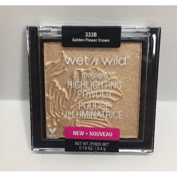 wet n wild Megaglo Highlighting Powder, Golden Flower Crown 333B 0.19 oz