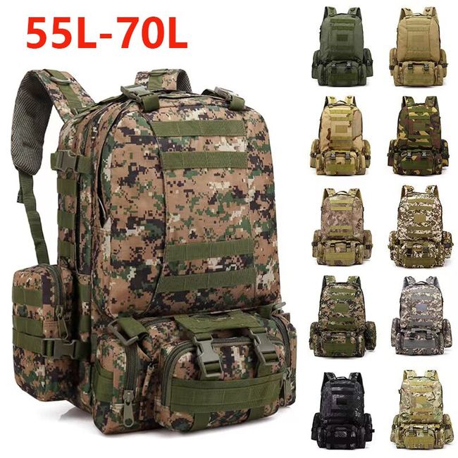 Large Capacity 50l Mochila Militar Tactical Backpacks 3p Softback