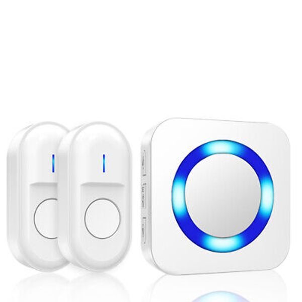 Wireless Door Bells Waterproof 1300ft Long Range Plug in Home Cordless Doorbells