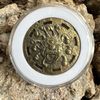 Cryptic Creative Silver Eye Tyrant Decision Coin D2 Heads-Tails - Yes-No RPG LARP