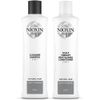 Nioxin Cleanser & Scalp Therapy System 1 Shampoo & Conditioner Duo / Twin Pack 300 ml
