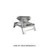 Winnerwell Accessory Table for Flatfold Fire Pit - Small | Portable Stainless Steel Accessory Table for Fire Pan and Camping