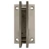 Satin Nickel Vienna 337 Series Adjustable Wall Mount Full Back Plate Hinge