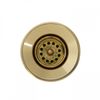 Kitchen Sink Strainer Bright Brass Overflow Basket Renovators Supply