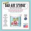Bad Air Sponge The ORIGINAL Odor Absorbing Neutralant, 14oz(Packaging May Vary)