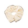 Violet and Brooks Embellished Scrunchie - Cream