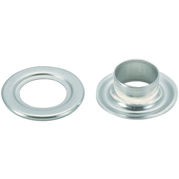 TRUSCO(トラスコ) 両面ハトメ アルミ 15mm 50組入 THP-A15
