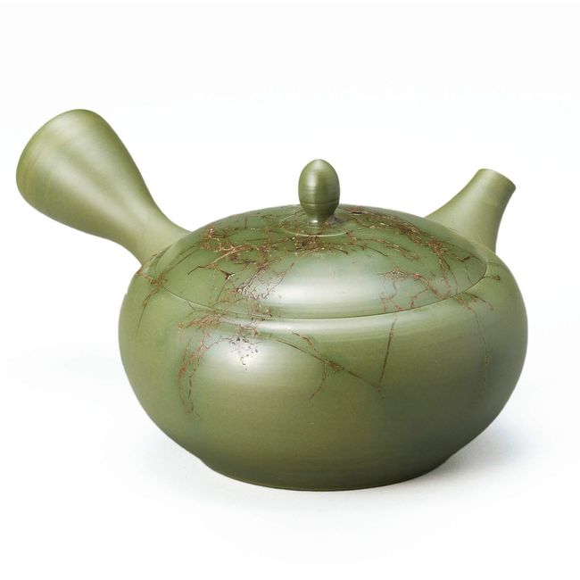 Yamaki Ikai Tamako Green Mud Flat Algae Hanging Teapot