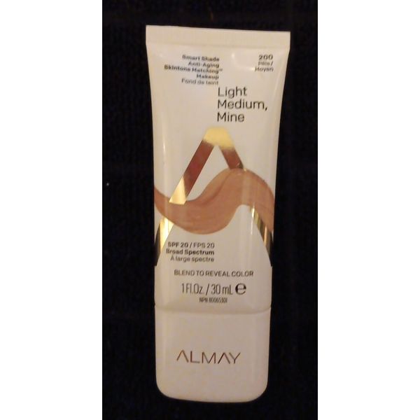 Almay Smart Shade Anti-Aging Skintone Matching Makeup SPF20 #200 Pale(MK25/10)
