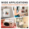 Strong Self Adhesive Magnetic Sheet 4X6 Flexible Magnetic Sheets with Adhesive