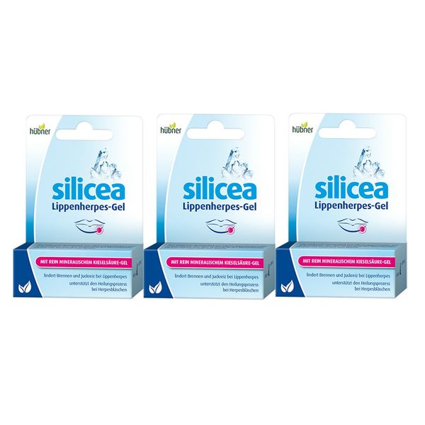 Hübner Silicea Lippenherpes Gel"DREIERPACK" 3x2g