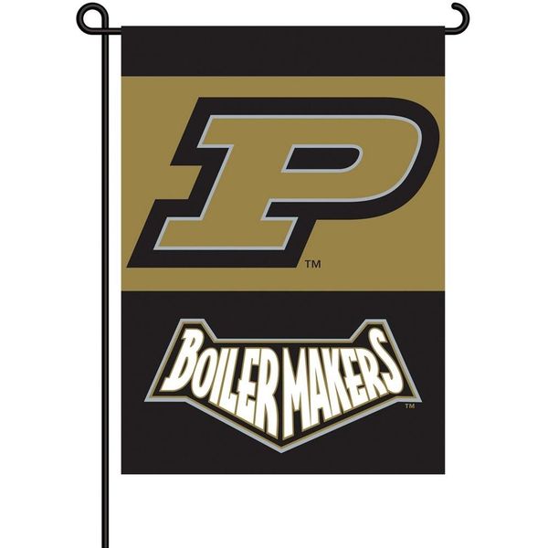 PURDUE BOILERMAKERS 2-Sided Garden Flag Set W/ #11213 Garden Pole