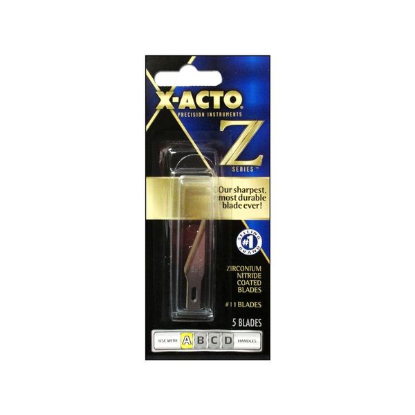 X-ACTO XZ211W Z Series #11 Replacement Blades, 5/Pack