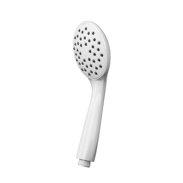 Nero Single Function Shower Handset with Optional Eco Feature White