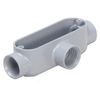 Conduit Outlet Body, T Style, 1/2" Hub Sz