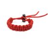 Braided Paracord Adjustable Bracelet in Red by APMOTS