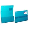 Snopake A4 PolyPlus Polyfile Popper Wallet with Press Stud Closure – Electra Assorted [Pack of 5] Ref: 11756