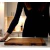 WOOD Large Cutting Boards for Kitchen Meal Prep & Serving-bamboo 12 by 9