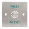 Momentary Push to Exit Button Switch Stainless Steel Panel Door Exit Button Access Control Lock System for Access Control Hollow Door