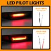 For Dodge Charger SRT W/LED Light Car Rear Lip Bumper Valance Diffuser Spoiler