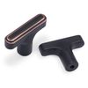 Amasideca 10 Pack Oil Rubbed Bronze Kitchen Cabinet Knobs Zinc Alloy Cabinet Knobs Drawer Knobs Kitchen Hardware Solid Cupboard Knobs Drawer Knobs