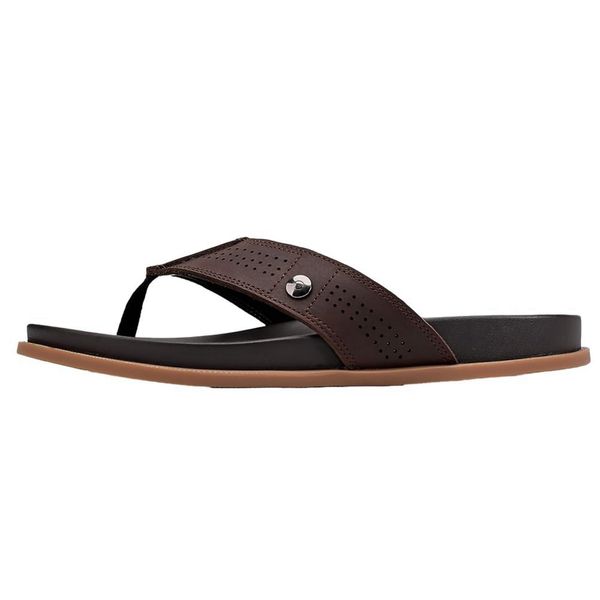 RAMEMO Slippers, Thong Sandals, Men's, Veranda Slippers, Drainage, PU Leather, For Outside, Summer Sandals, Comes With Thongs, Easy to Wear, Lightweight, Breathable, Outing Slippers, Unique, Trend,