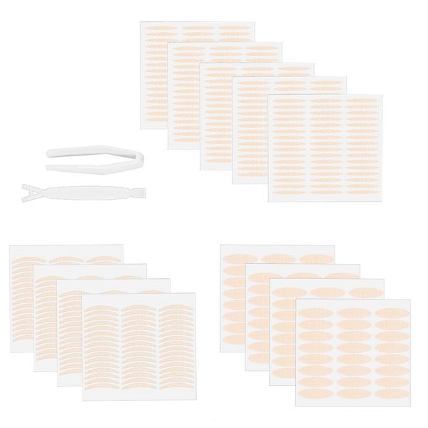 Neoreser 624 Pcs Adesivi a Doppia Palpebra, Double Eyelid Tape, Invisibile Nastro Adesivo per Palpebre, Nastro Palpebre, Strisce Adesivi per Palpebre Cadenti