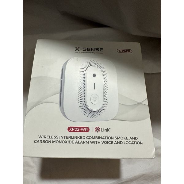 X-Sense XP02-WR  3 Pack wireless combination smoke and carbon monoxide Alarm G2