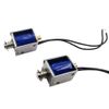 2PCS DC 5V 7Ω Mini Push Pull Linear Solenoid Electromagnet 5mm Stroke Open Frame Actuator Electric DC Magnet Solenoid
