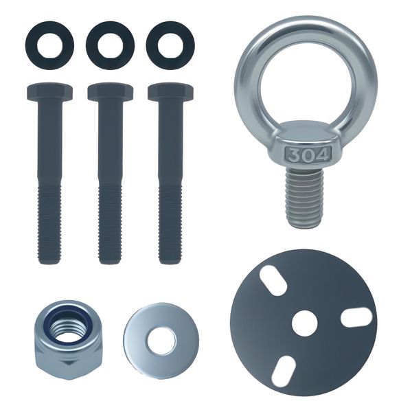 JEYPSHQP Outboard Engine Lifting Ring Tool with Adapter and Ring - Compatible with Evinrude/Johnson/BRP ETEC Engines