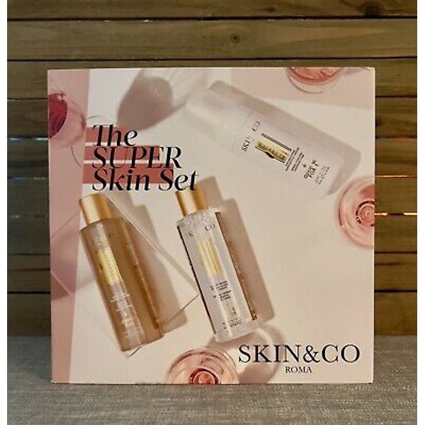 Skin & Co Roma Truffle Therapy Super Skin Set 3pc Gift Box Oil Toner Foam Sealed