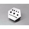 Hexagonal Riveting Anvil Jeweler Multi-Functional Bench Hex Steel Block Drilling By JTS