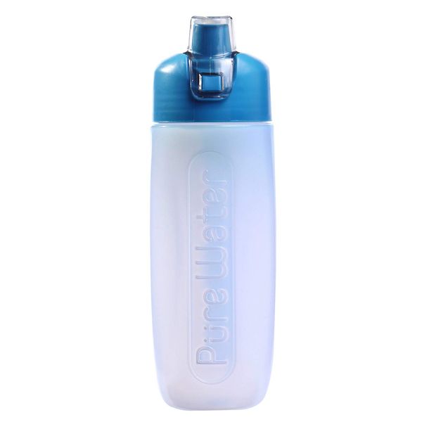 Kurita 030685 Water Filter, Blue, Width 2.6 x Depth 3.0 x Height 0.8 inches (6.5 x 7.5 x 2.1 cm), Portable Water Bottle, Pure Water