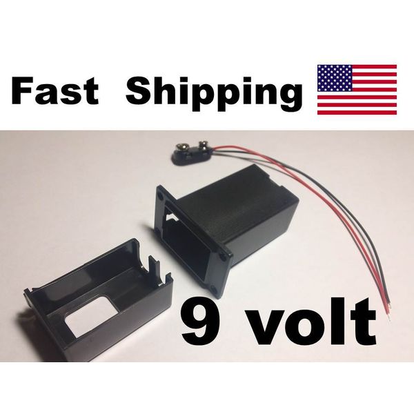 ABS 9V Battery Holder/Case/Box Compartment Cover Case Guitar&Bass Pick Up part
