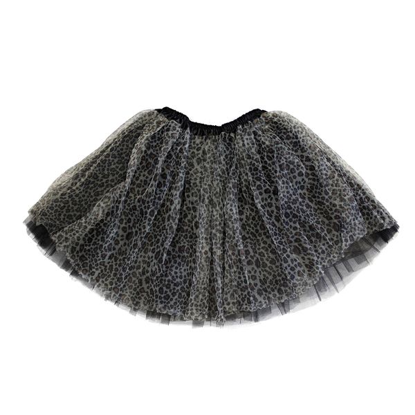 Zac's Alter Ego 3-Layer Leopard Print Tutu Skirt