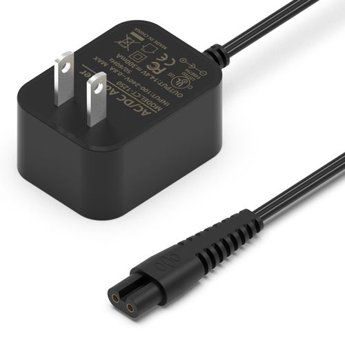 Replacement for Bissell Pet Hair Eraser Charger Charging Power Cord for Bissell 2390 2390A 23903 2284W 2284 P/N 1614206 Lithium Ion Cordless Handheld Portable Vacuum Cleaner AC Adapter Black 14.4V 6FT