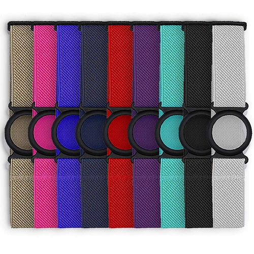 Diasticker® Freestyle Libre 2 – Fixation Strap | Flexible – Waterproof – Strong Hold | Sensor Protection, Fixation for Freestyle Libre Sensor | Ring: Black (Medium: 25-35 cm, Navy)