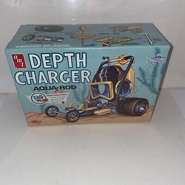 AMT 618 1/25 Scale Depth Charger Aqua-Rod Plastic Model Kit