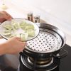 TOPINCN Stainless Steel Round Steamer - Silver (L)