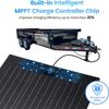 Solar Battery Charger Maintainer,  20W Solar Panel Kit for Dump Trailer Built-In