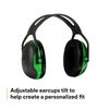 3M Standard Over The Head, Green, One Size Fits Most