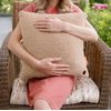 Cozy Heated Cushion UNA - Cordless (Light Chocolate Wool)