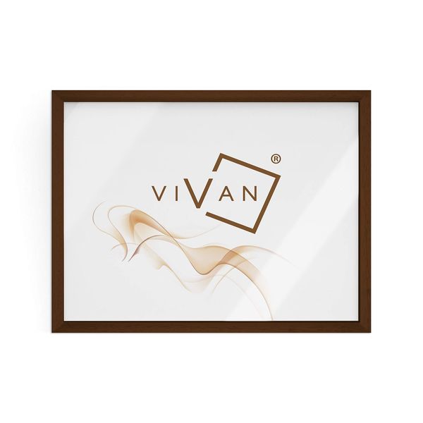 VIVAN Frame for Poster Size A4 Colour Profile Wood Walnut