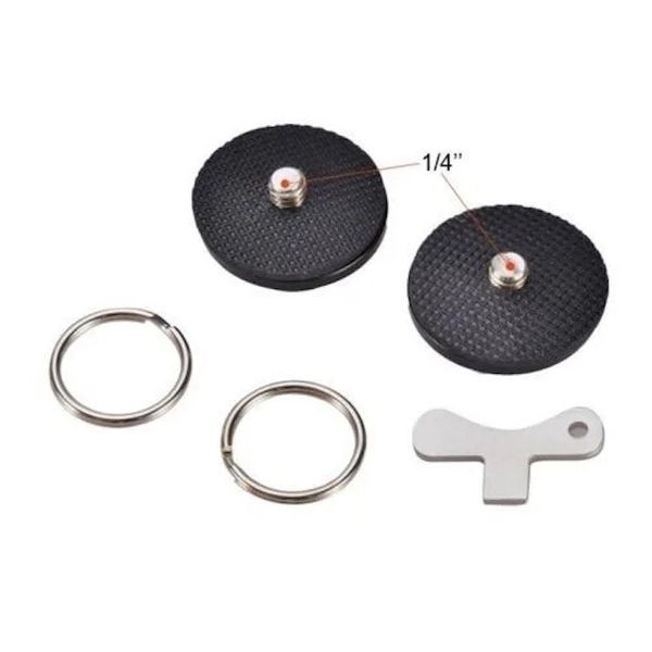 SIDE HOLSTER QUICK RELEASE SCREWS FOR MQ-MSP01 CAMERA CARRYING VEST (1/4" 2 PCS)