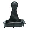 2563Shift Boot Lever Cuff with Red Stitching and Gear Knob + Frame, FULL SETS 5Gang Plug Play Replacement Part
