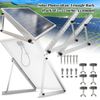 2X Solar Panel Mounting Brackets Tilt Mount Fixing Wall Rooftop Adjustable Angle